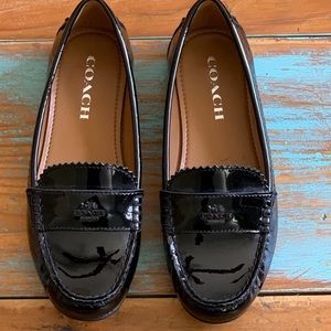 Coach Odette Patent Leather Loafers